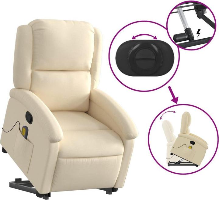 Image du produit vidaXL Massagesessel mit Aufstehhilfe