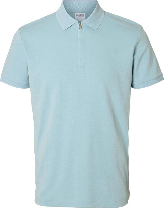Selected Slhfave Zip Ss Polo Noos (S)