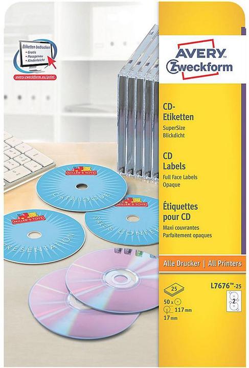 Immagine prodotto Avery Etichette CD SuperSize