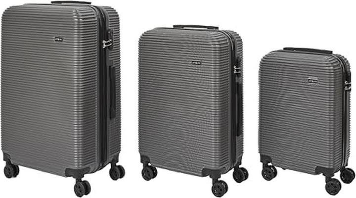 Actual product image Jet Lag ibiza grey suitcase x3 43l 68l 95l (43 l)