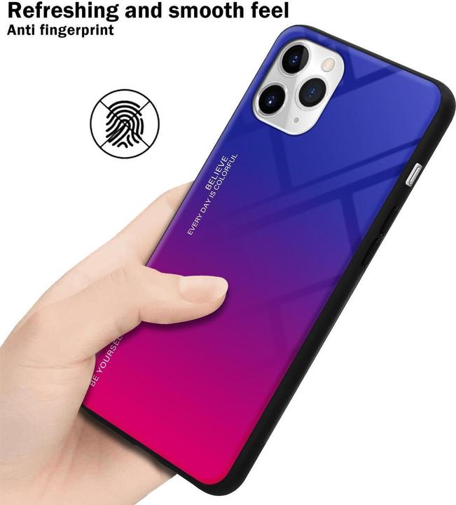 Actual product image Cadorabo TPU 2 colors glass cover (Apple iPhone 11 Pro)