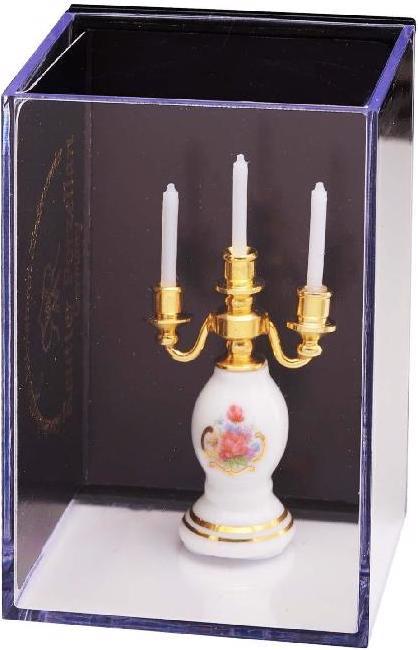 Actual product image Reutter 001.637/6 - Candle Holder, 3-armed, miniature