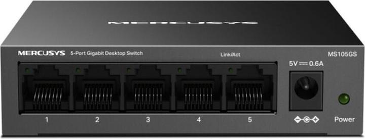 Produktbild Mercusys Switch Ms150gs Desktop 5 Port Gigabit (5 Ports)