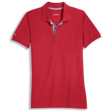 Uvex Safety, Arbeitsjacke, polo-Shirt 8916/red S (S)
