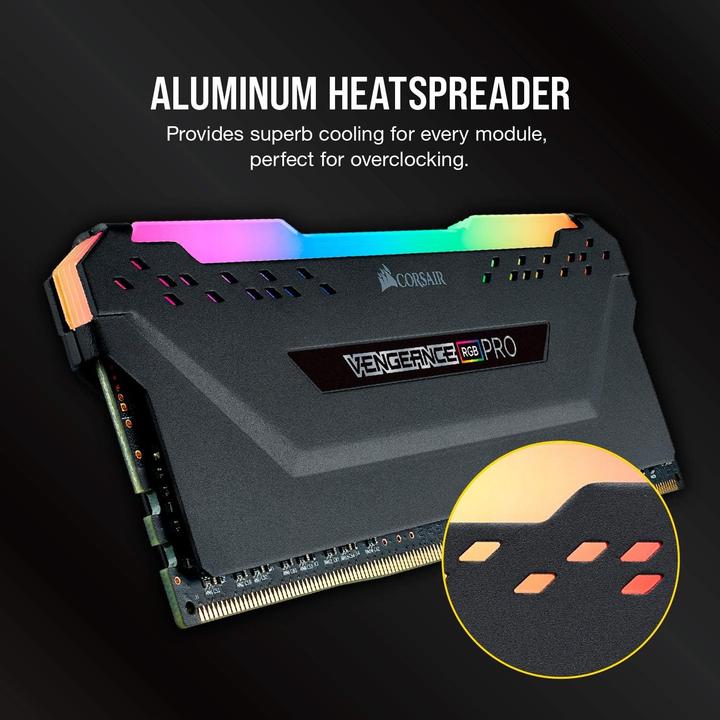 Produktbild Corsair Vengeance RGB Pro (2 x 8GB, 3600 MHz, DDR4-RAM, DIMM)