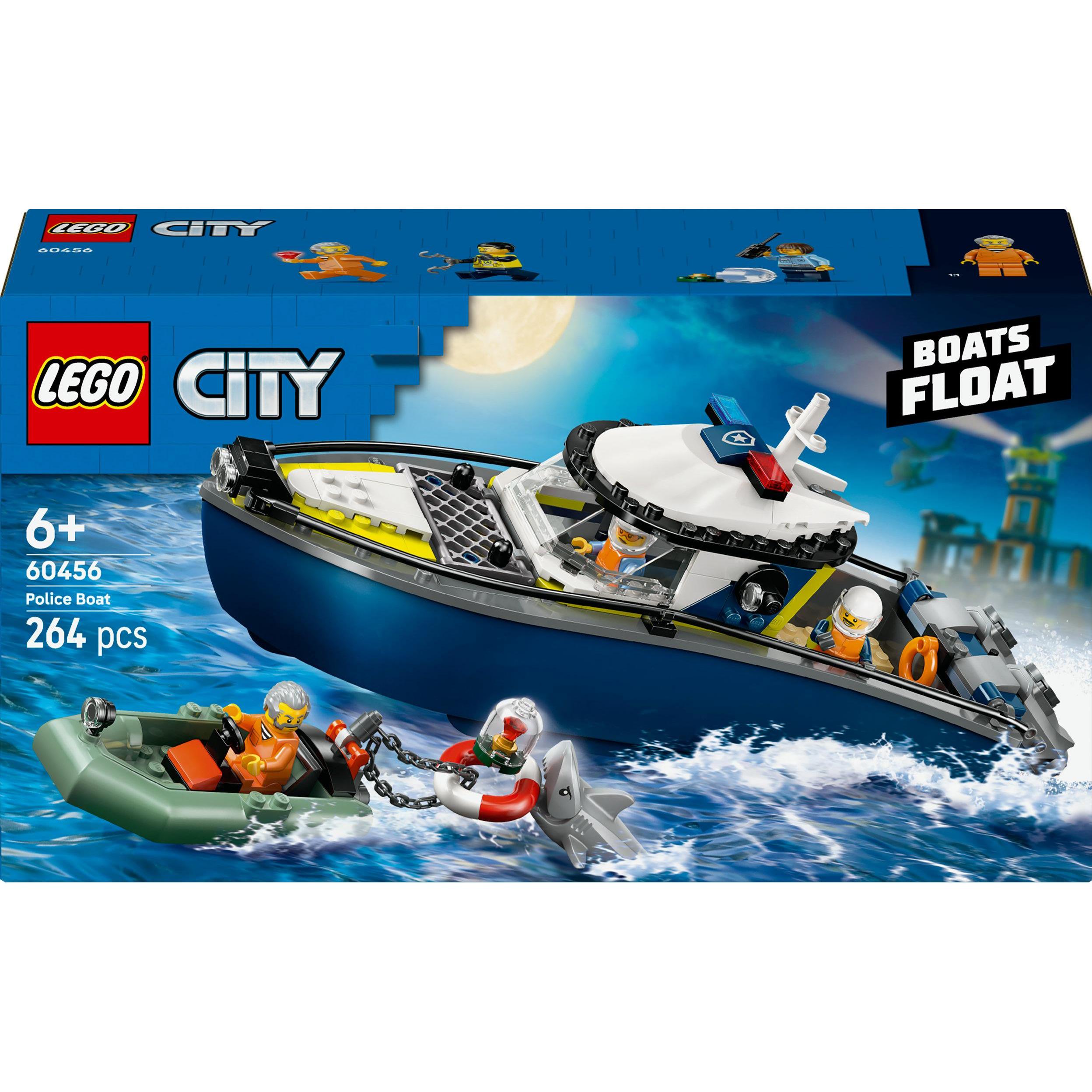 LEGO Verfolgungsjagd im Polizeiboot