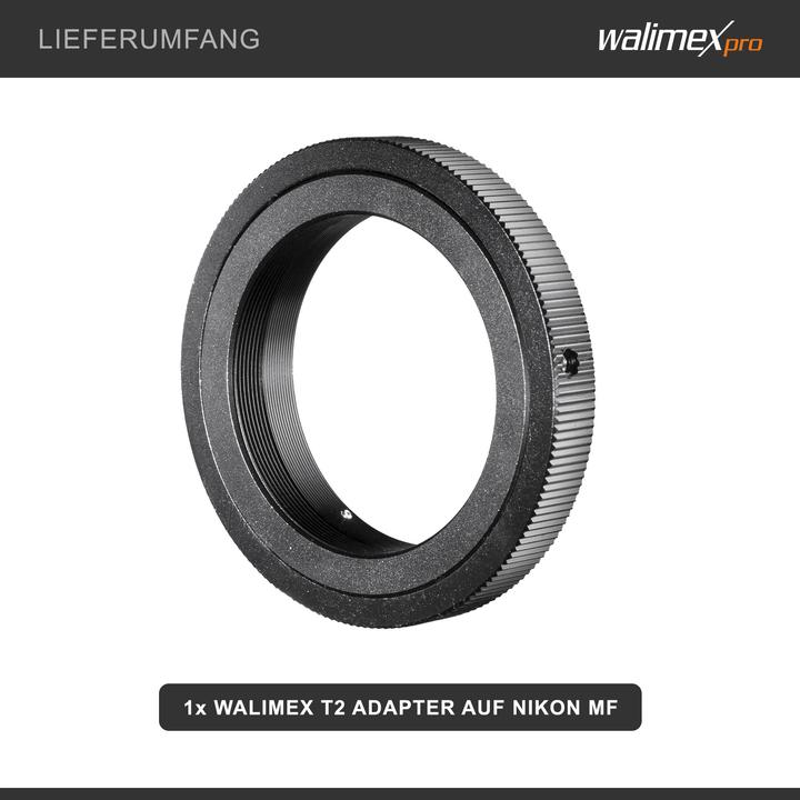 Actual product image Walimex T2 Adapter for Nikon F