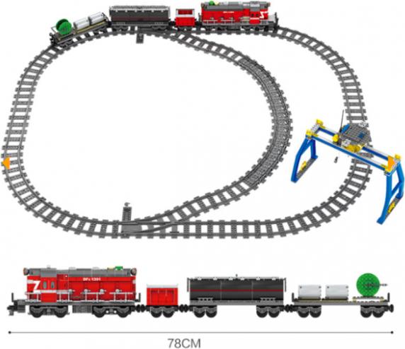 Immagine prodotto Kazi Treno merci diesel rosso