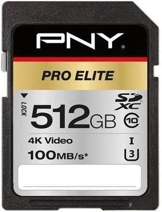 Produktbild PNY Pro Elite (512 GB, SDXC, U3, UHS-I)