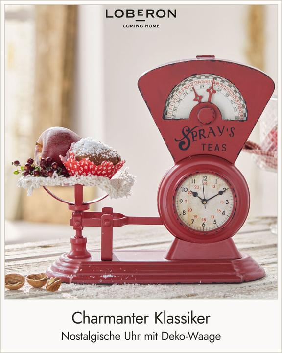 Immagine prodotto Loberon Orologio Bilance rosso antico