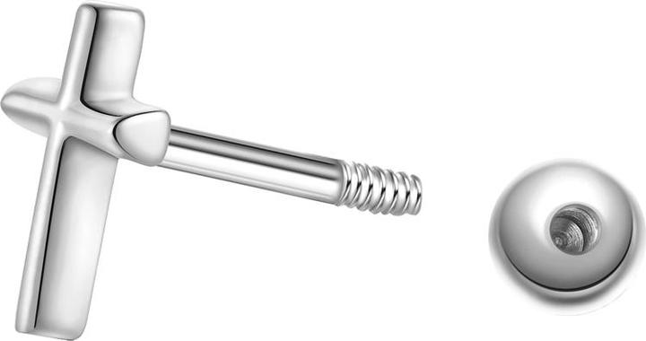 Immagine prodotto Glanzstücke München Orecchini da donna con croce in argento - 37404 (Argento)