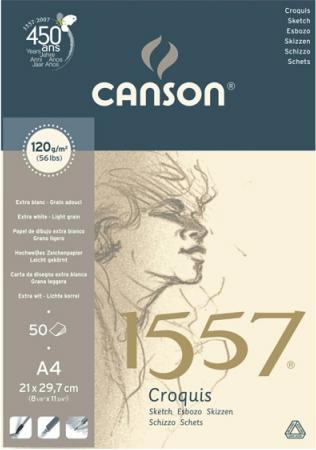 Actual product image Canson 1557 (A4, Plain, Soft cover)