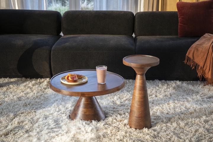 Actual product image Zuiver Side Table Floss Walnut (28 x 28 x 56 cm)