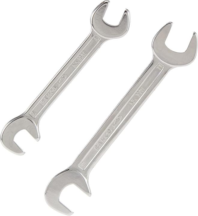 Produktbild Bahco Doppelmaulschlüssel-Satz, Lilliput, Zoll - 12 Stück/Tasche (1/2", 1/4", 11/32", 3/16", 3/8", 5/16", 5/8", 7/16", 7/32", 9/16", 9/32")