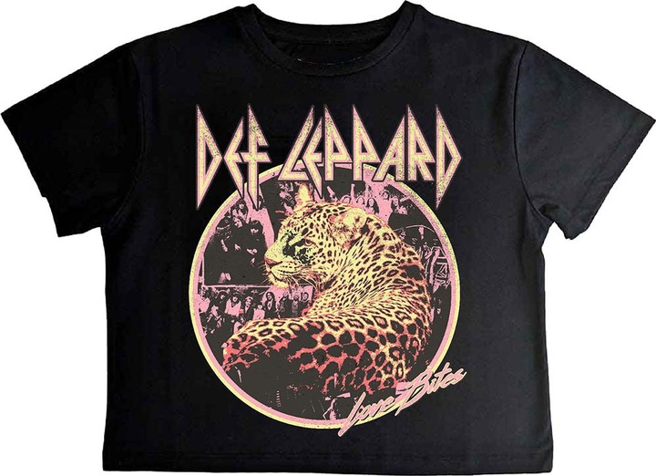 Def Leppard Love Bites Crop Top (Girlie)