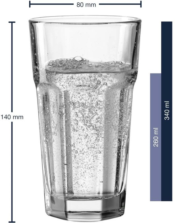 Actual product image Leonardo Drinking glass (3.50 dl, 6 x, Long drink glasses)