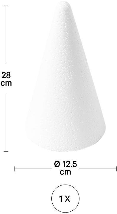 Actual product image I Am Creative Styrofoam cone