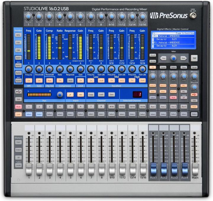 PreSonus Mixer StudioLive 16.0.2 USB (Studio- and Livemixer)