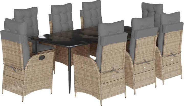 Produktbild vidaXL Garten Essgruppe (200 x 100 x 74 cm)