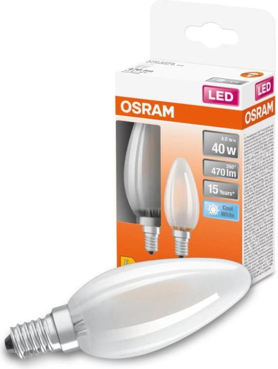 Image du produit Osram Retrofit Classic (E14, 4 W, 470 lm, 2 x, E)