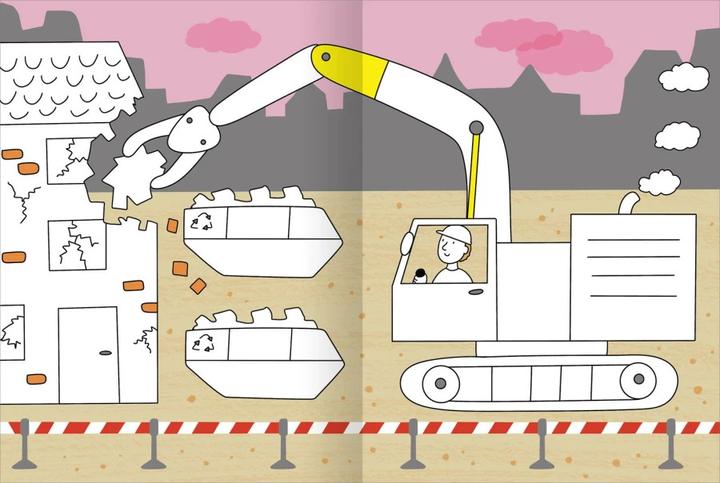 Produktbild Mein grosses buntes Malbuch – Baustelle