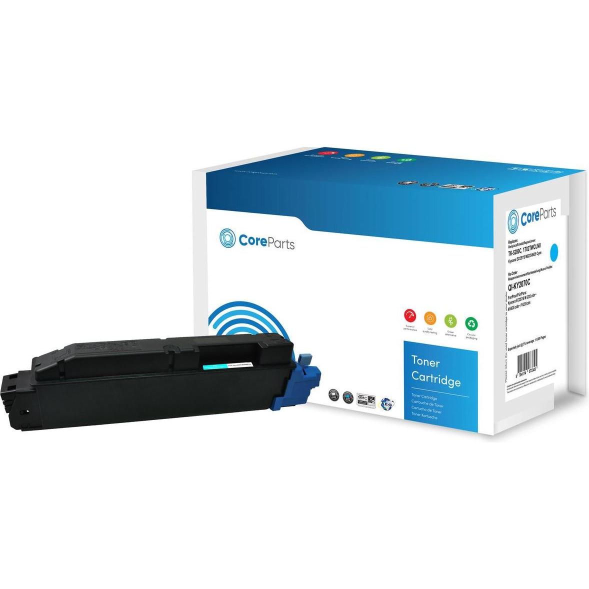 CoreParts, Toner, QI-KY2070C Tonerkartusche (e) Kompatibel (C)