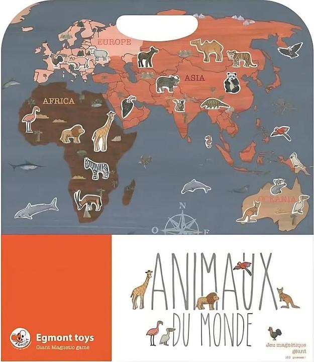 Egmont Giant Magnet Game Animals of the World (English, French, German, Italian)