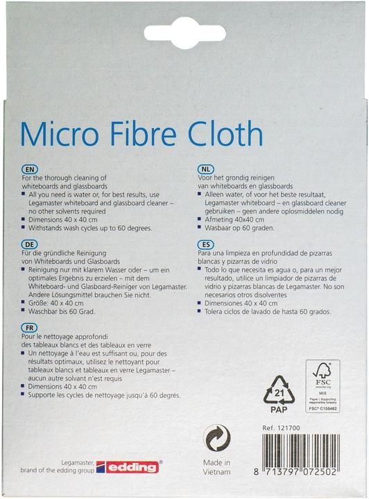 Actual product image Legamaster microfiber cloth (40 cm)