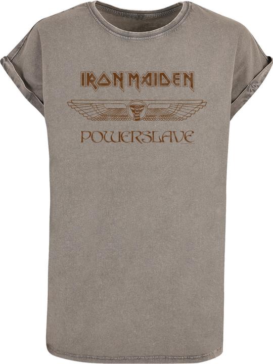 Produktbild Merchcode Ladies Powerslave - Winged Acid Washed T-Shirt - 190093 (S)
