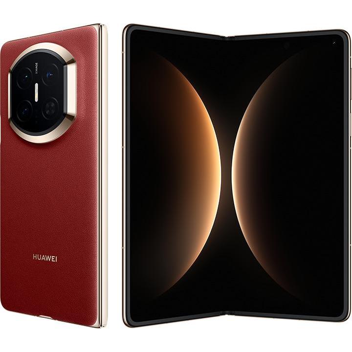 Huawei Mate X7 (512 GB, Nebula Red, 8", Dual SIM, 4G), Smartphone, Rot