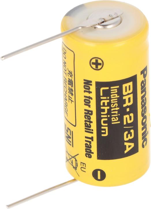 Produktbild Panasonic Batterie BR-2/3A mit Lötpaddel zum Einlöten (1 Stk., Gerätespezifisch, 1200 mAh)