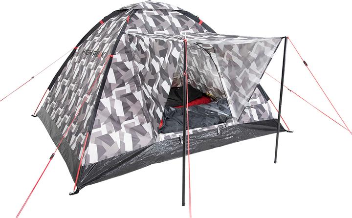 Productafbeelding High Peak Tent Bever 3 camouflage (Koepeltent, 2.60 kg, 3 personen)