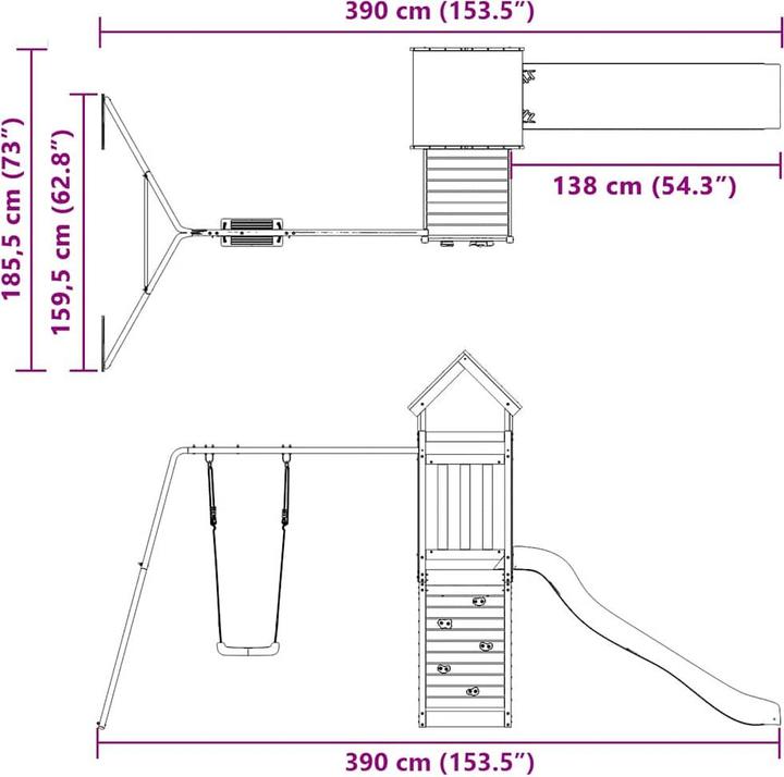 Image du produit vidaXL Spielturm