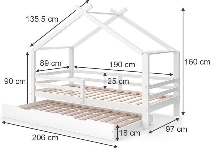 Produktbild VitaliSpa Luni (200 x 90 cm)