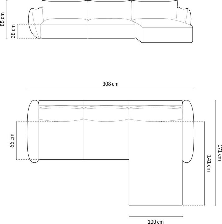 Produktbild Cosmopolitan Design Matera (Ecksofa)