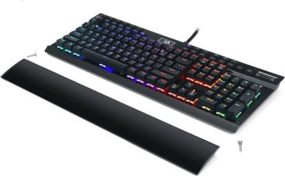 Actual product image Redragon MAYA K550 Mechanical Keyboard Gaming Keyboard with Backlight RGB LED for RTS, FPS, MMO En (Eng. Int., Cable)