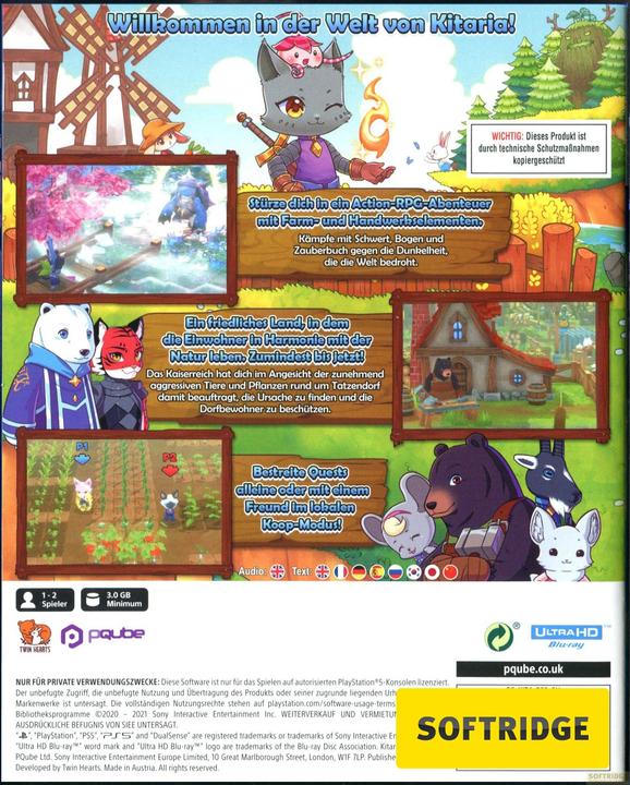 Produktbild Pqube Kitaria Fables (PS5, FR)