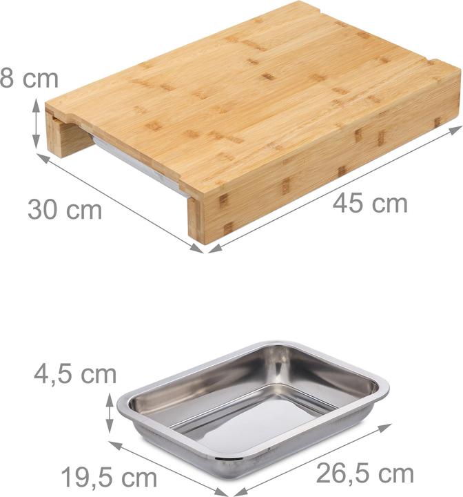 Image du produit Relaxdays Planche à découper