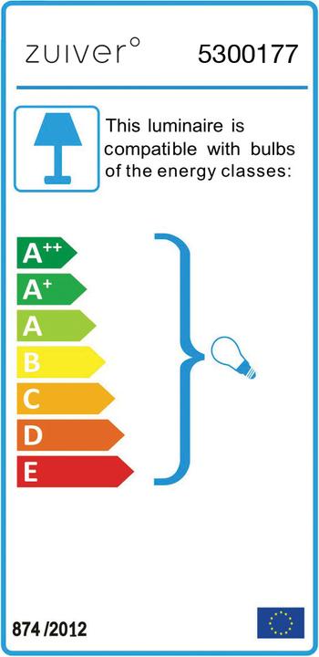 Label énergétique Zuiver Lamp (E27)