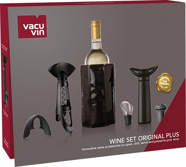 Actual product image Vacu Vin Gift Set Wine Original Plus (Wine pourer, Wine stopper, Wine pump)