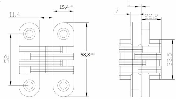 Productafbeelding OK-Line Möbelscharniere