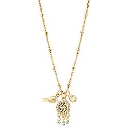 Brosway - Beautiful Gold Plated Necklace with Chakra Pendants BHKN056, Handykette, Gold