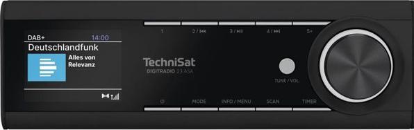 Produktbild TechniSat DigitRadio 23 ASA schwarz (Bluetooth)
