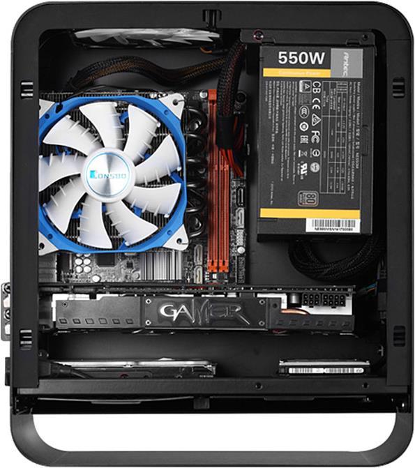 Actual product image Cooltek UMX1 Plus Window (Mini-ITX)