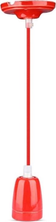 Produktbild V-TAC VT7998R Porzellan Lampe Hänge Rot (E27)