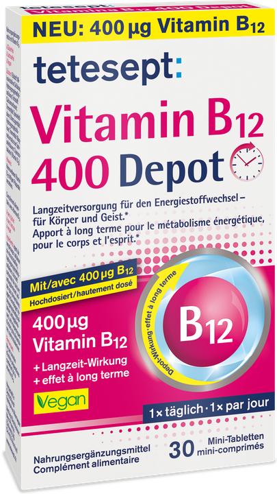 Immagine prodotto Tetesept Vitamina B12 (30 pz., Pillole, 19 g)