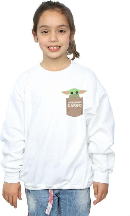 Produktbild Star Wars The Mandalorian The Child Cargo Pocket Sweatshirt Mädchen (116)