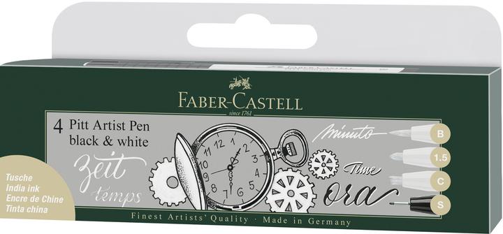 Produktbild Faber-Castell PITT Artist Pen Tuschezeichne (4x)