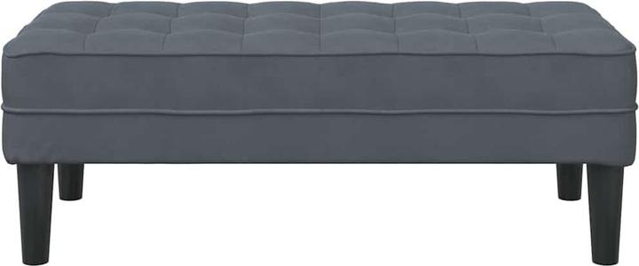 Actual product image vidaXL Samt Ottoman (57 cm)