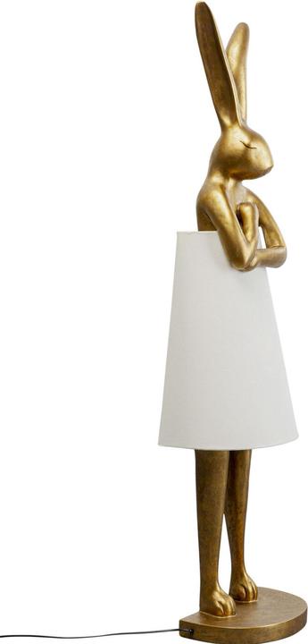 Immagine prodotto Kare Design Lampada da terra Animal Rabbit Oro/Bianco 150cm (E27)